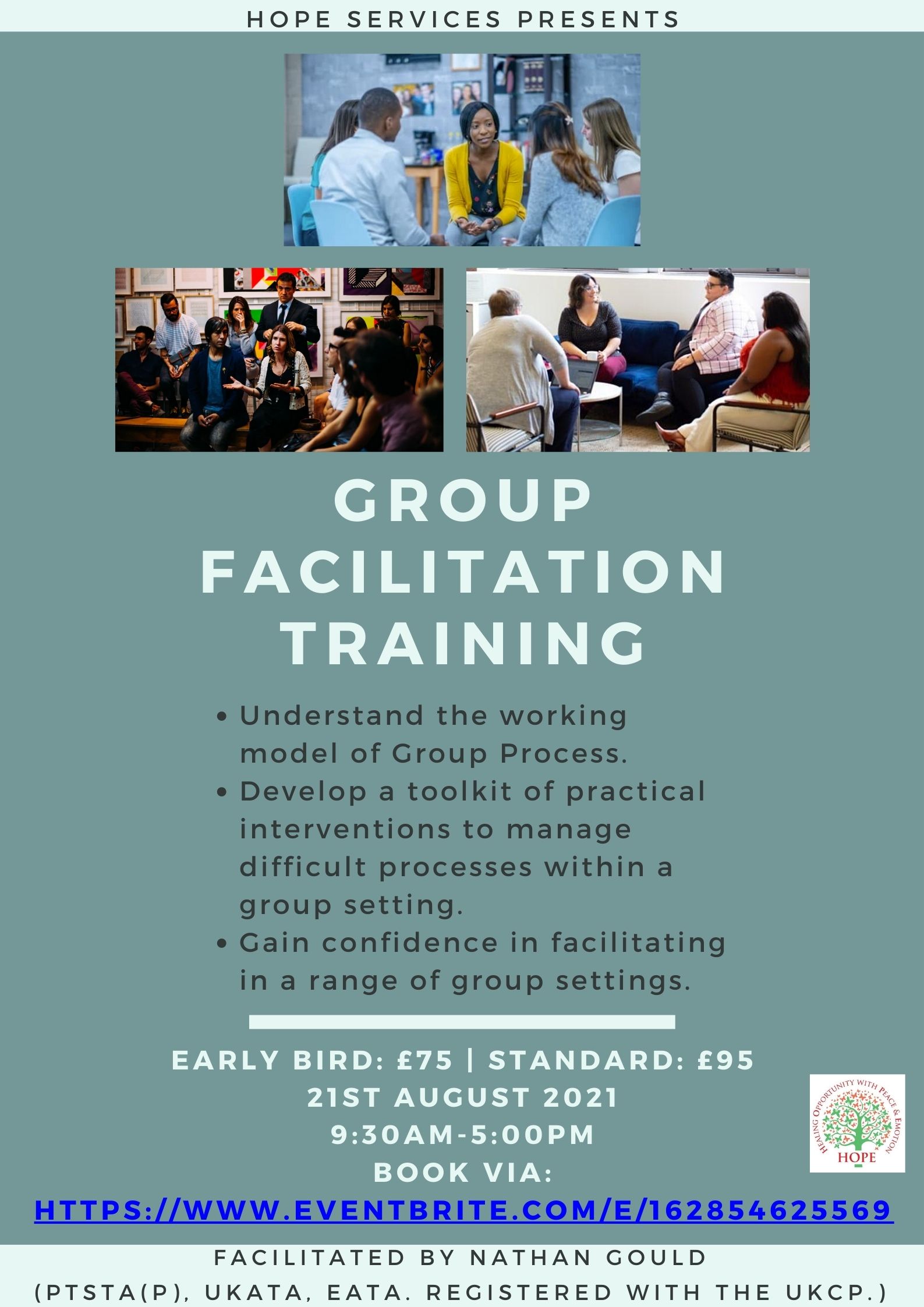 Group Facilitation Training – HOPE Bereavement Support